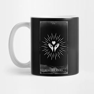 Healing Word DnD Tarot Card Spells for Dungeons and Dragons 5e Mug